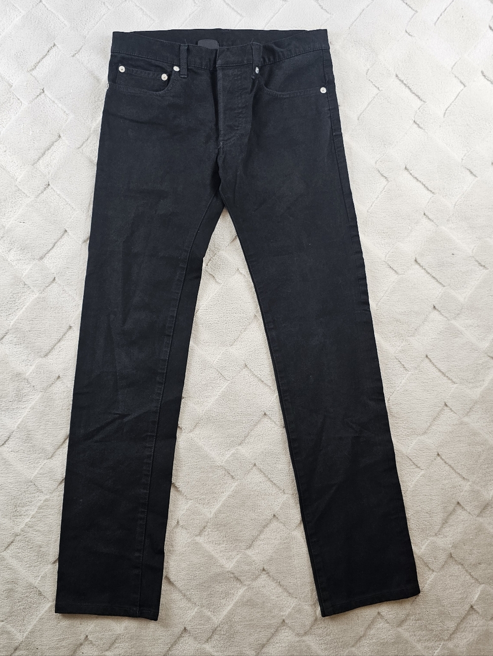 Dior Skinny Denim Pants Mens 28x28 Black
